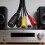 Flexibles-150 cm DIN6P-Stecker auf 4RCA-Stecker 6