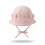 Sun Protection Hat Bear Ear Basin Hat with Straps-Pink 5