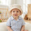 Sun Protection Hat Bear Ear Basin Hat with Straps-Light coffee 8