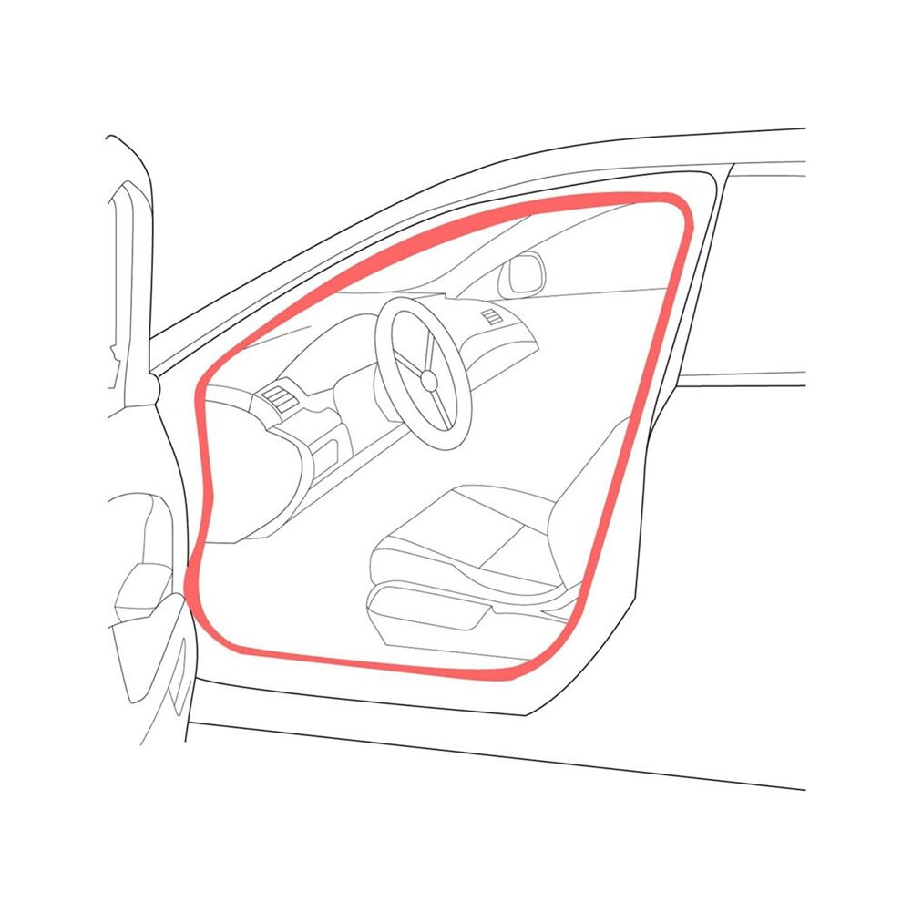 1Pair Front Door Weatherstrip For 2006-2011 72315-Sva-A01 72355-Sva-A01za Sllence Opening Gasket Seal Strip 6033198795391