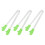Pinces de service alimentaire en Silicone, 3 pièces, BBQ-Vert 3 1