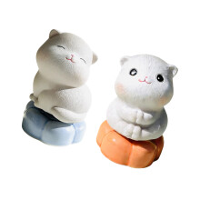 Lucky Ceramic Animal Statue For Desk Shelf Decoration-Style6