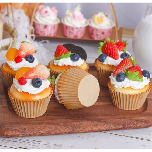 1set/6PCS Realistic Artificial Cupcake Set - Fake Simulation Bread Dessert for Decoration Display Props,Party Props 2