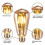 6 Pack E27 Vintage LED Edison Bulbs ST64 Warm White Decorative Retro Light Bulbs 2