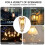 6 Pack E27 Vintage LED Edison Bulbs ST64 Warm White Decorative Retro Light Bulbs 5