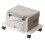 Under Desk Printer Stand with Caster Wheels Movable Printer Copier Shelf and CPU Holder for Heavy Duty Storage White 3