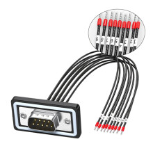 DB9pin/DB15P/DB25P-Adapter auf blankes-DB25 Loch weiblich
