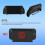 Console Grip for   2 with 5 Game Slots Hard Shell Ergonomic Handheld Grip Case with Thumb Grips 8
