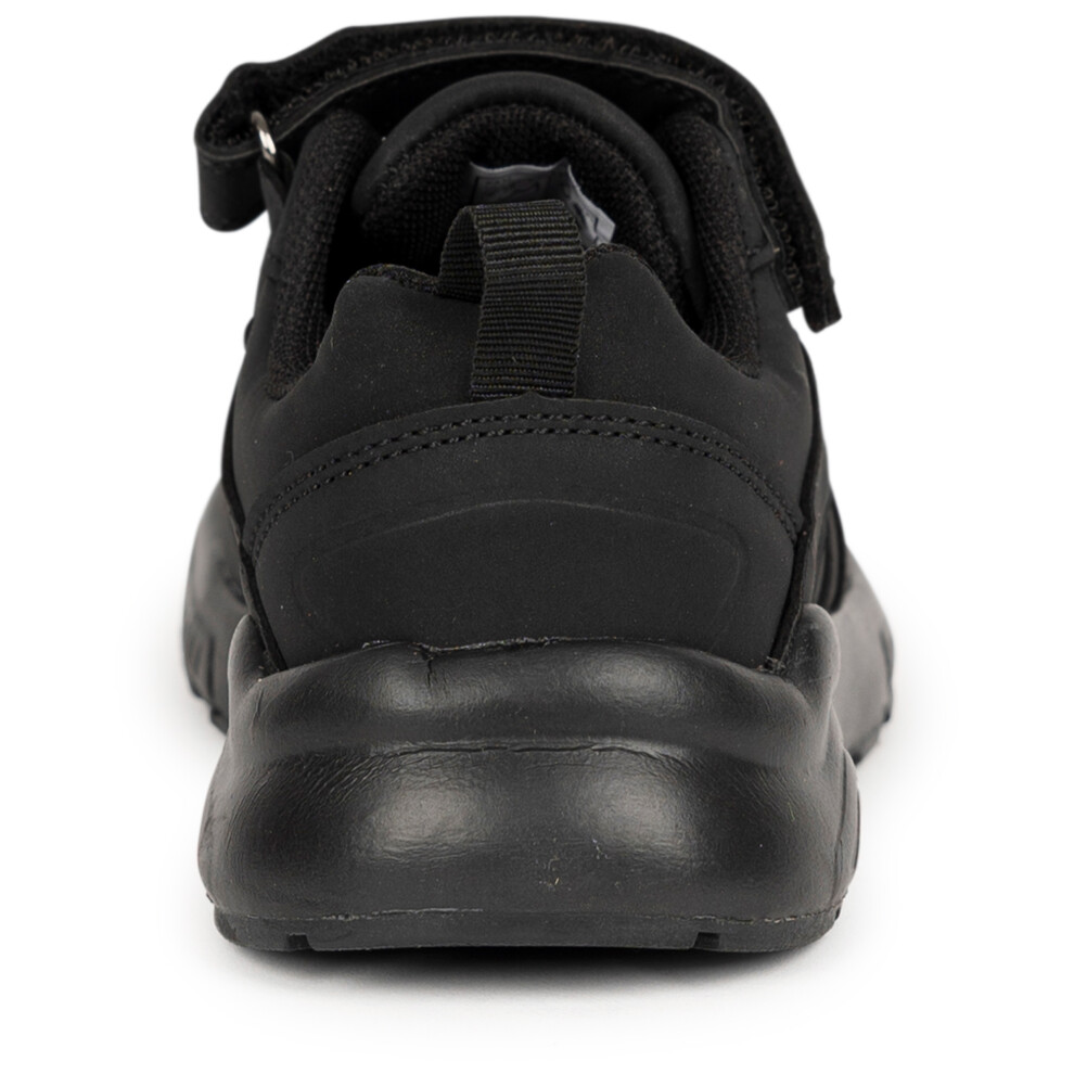 Trespass (3, ) Kids Trainers With Velco Strap Kam Black