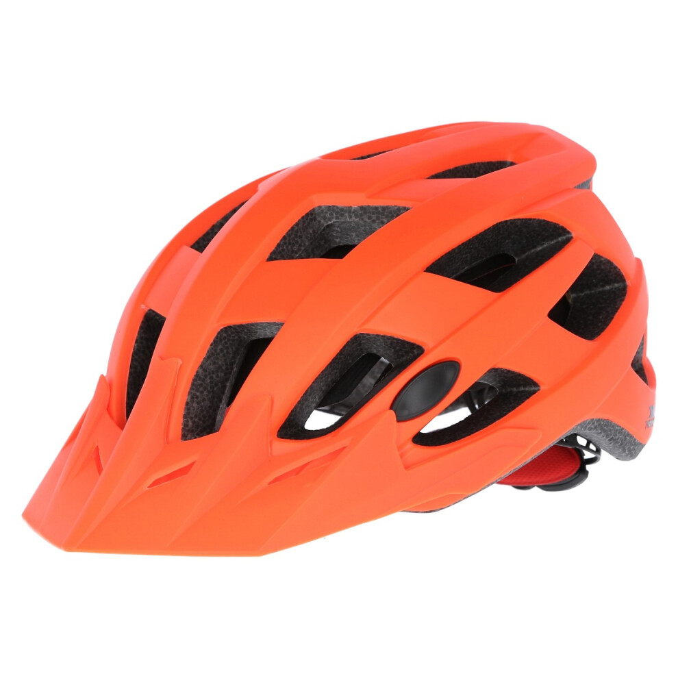 Trespass (M, Neon ) Adult Bike Helmet Cycling Visible Zprokit Red