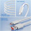 Kit com 3 cabos USB-C de carregamento rápido 6A de 1m na cor branca, compatíveis com Xiaomi Redmi Note 11 Pro, Note 13, Note 14 e Note 15. 2