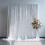 10FT White Backdrop Curtain Photo Stage Backdrop 2 Panels Curtains Drapes 9