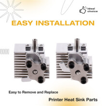 Upgraded Full Aluminum Alloy Heat Sink Compatible with for  Kobra 3 Max 3D Printer Parts