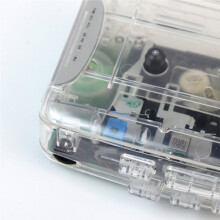Cassette Player Portable Transparent Tape Player Tape Drive Player Radio Cassette Player with Headphones