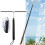 Telescopic Window Squeegee 10'' Home Cleaning Kit Extendable Shower Squeegee for Glass Doors - Window Cleaning Tool 5