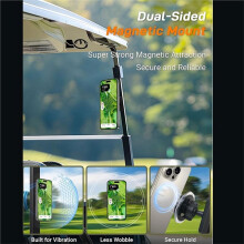 Magnetic Cart Phone Mount, 360 Rotatable Cart Accessories, Use for Kitchen Gym Fitness Recording