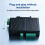 Hub RS485 de 4 Canais com Isolamento de Grau Industrial, Divisor Modbusrs e Extensor de Isolamento de Sinal Opticamente Isolado. 6