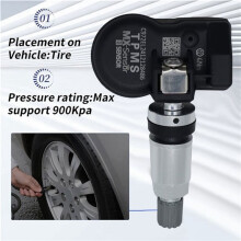 20 Stück Programmierbare MX-Sensoren 315 MHz + 433 MHz 2-in-1-TPMS-Sensoren für Autel-Werkzeuge TS408, TS508 und ITS600 (Reifendrucksensoren)