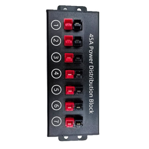7-Position 45A for Anderson Plug Power Pole Distribution Module, Connector Splitter Distribution Board 1