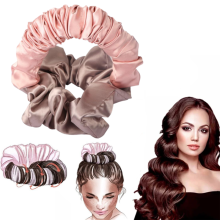 Haarband zum Locken der Haare rosa/braun