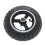 Pneu Pneumático de 10 Polegadas 80/65-6 com Aro de Freio para Roda Dianteira de Scooter Elétrica, Diâmetro Interno de 10 mm 4