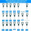 Terminal Removal Tool Kit 172Pcs Depinning Tool Electrical Connector Pin Removal Tool Kit Pin Extractor Tool Set 9