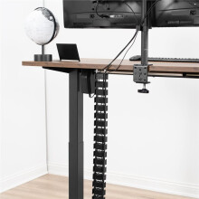 Kabelbeheer Onder Het Bureau met Flexibele Kabelgeleider voor Zit-Sta Bureaus, Magnetische Flexibele Kabelgeleider met Verstelbare Lengte