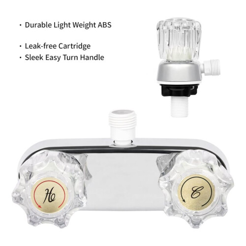 Kit Deviatore per Rubinetto Doccia per , Ricambio per Doccia di , Miscelatore per Bagno. 2
