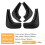 4 Pezzi Parafango Auto Paraspruzzi Paraspruzzi Parafango Parafango per  Fusion Mondeo MK4 2007-2012 Accessori Auto 3