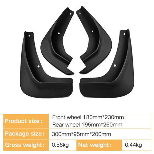 4 Pezzi Parafango Auto Paraspruzzi Paraspruzzi Parafango Parafango per  Fusion Mondeo MK4 2007-2012 Accessori Auto 2