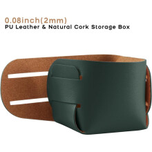 2-Pack Desk Accessories Storage - Pencil Pen Holder - Makeup Brush Holder Organizer - Stylish Addition to Home Decor