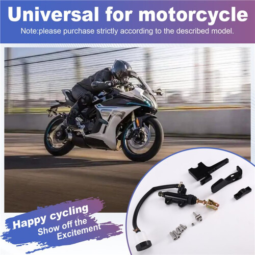 Motorfiets Duimremhendel Achterremcilinder Handgreepset van Aluminiumlegering Achterrem