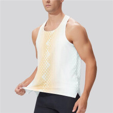 Men'S Running Tank Tops Breathable Vests Quick Dry Sleeveless Shirt Workout Tank Top Yellow-Green S