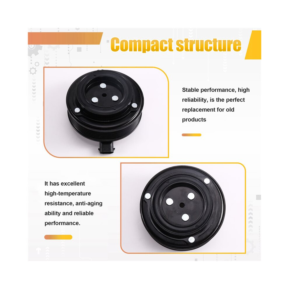Sp17 Air Conditoning Ac Compressor Magnetic Clutch For Actyon Korando Rexton 2.0 749004 Symc 6711303011 Black 6031013877864