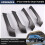 Car Interior Door Handle Door Panel Pull Handle Trim Cover for  Prado LC150 2009-2018 Grey 3