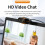 1080P HD Webcam Camera Auto Focus Webcam CMOS USB Computer PC Camera with Mic for Video Calling Network Teaching Meeting 5