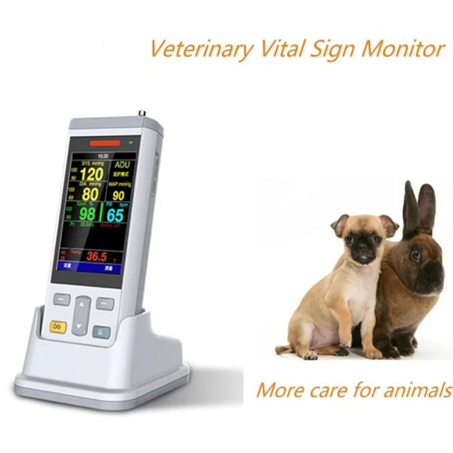 Veterinärmedizinischer Blutsauerstoffsättigungsmonitor für Herzfrequenz und Blutsauerstoffwerte (US-Stecker) 2
