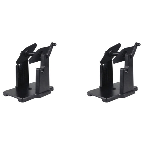 2X External Rolls Label Holder, 2 in 1 Fanfold Stack Paper Holder for Desktop Thermal Label Printer 1