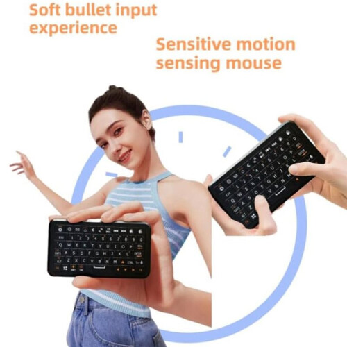 Keyboard 2.4G/5.0G Dual Mode, Gyroscopic Motion Mouse, RGB Backlight for Win/IOS/Android 1