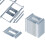 30-Pack Cable Raceways Hold Down Clamps for 4mm-6mm Wire Dia Mesh Cable Trays 4