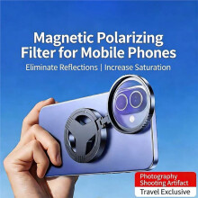 Phone Camera CPL Filter Lens Magnetic 52mm Lens Filter Adapter Mount Rotatable Camera Photography for Smartphone