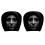 Funny Face Car Headrest Covers Set Of 2 Polyester-Type G 1
