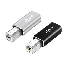 Metal USB Type C To Square Plug Adapter Electric-straight head