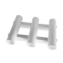 Marine Grade Fishing Rod Stand for Kayak-White without holes
