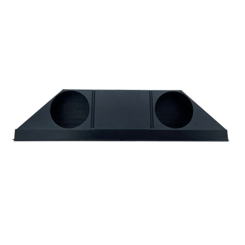 Plastic Exhaust Vent Cover Plastic Rectangular Marine-Black
