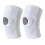 Ergonomic Patella Knee Brace with Side Stabilizers-White L 1
