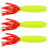 Ensemble de leurres à queue de jupe en-5 Queue Rouge Jaune 1