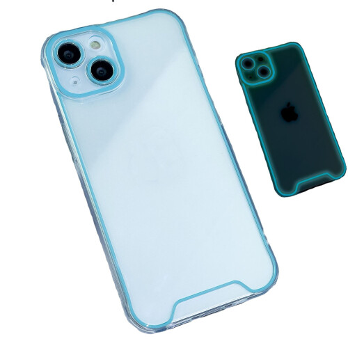 Lichtgevende mobiele hoes Blue  iPhone 14