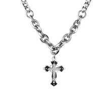 Halskette mit Kreuzanhänger Silver