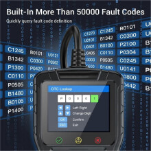 OBD2 Scanner for Motorcycle and Vehicle Fault Code Read Free ECU Reset Automotive DTC Lookup Car Diagnostic Tool